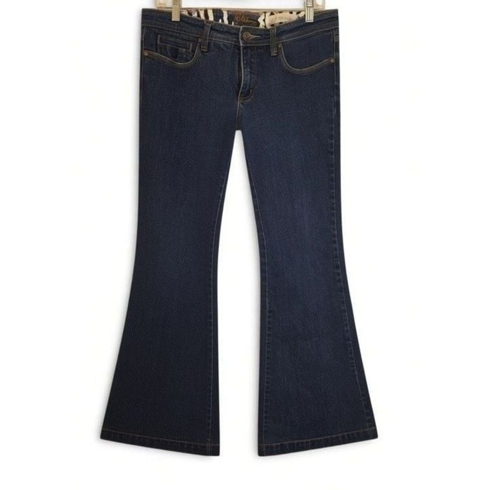 Billabong Fitted Flare Jeans Dark Wash Size 11